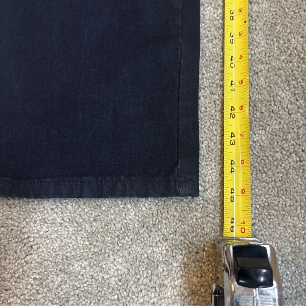 Isaac Mizrahi Live! Reg True Denim Dark Navy Pull On Pattern Trouser Pants 16T - Picture 15 of 15